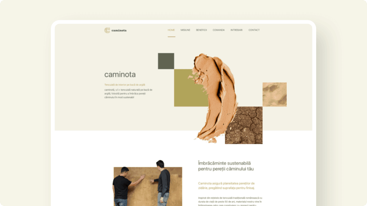 caminota-web-app-design